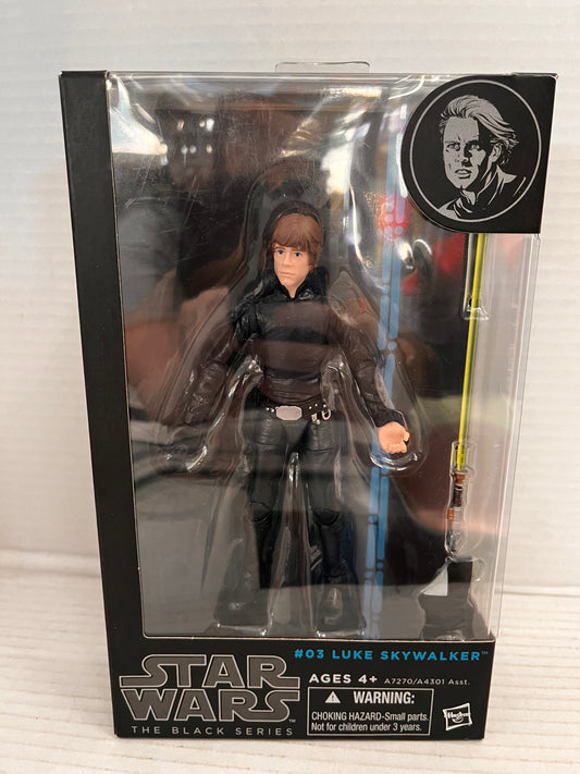 Hasbro 2014 Star Wars The Black Series #03 Luke Skywalker 6" Figure