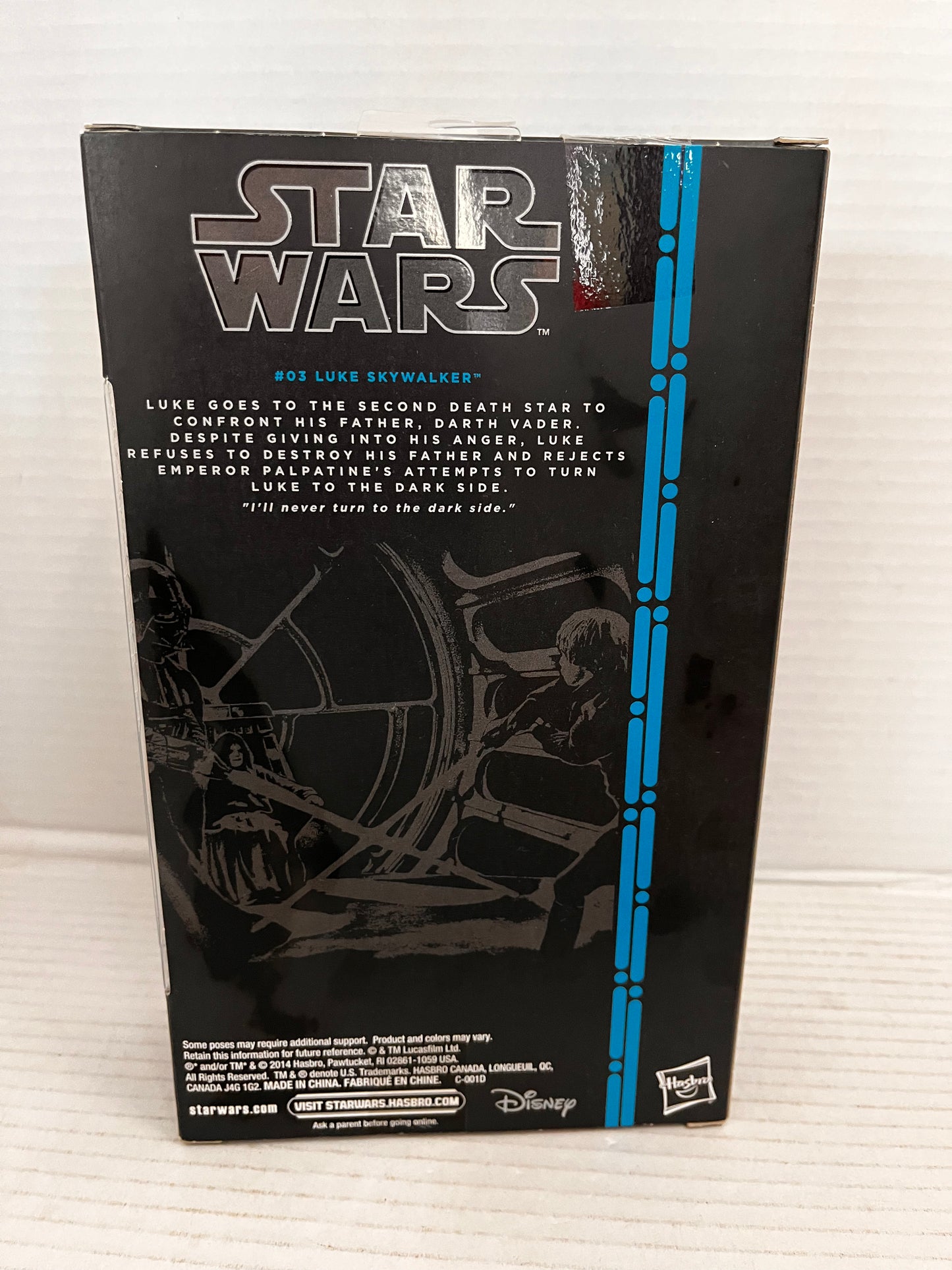 Hasbro 2014 Star Wars The Black Series #03 Luke Skywalker 6" Figure