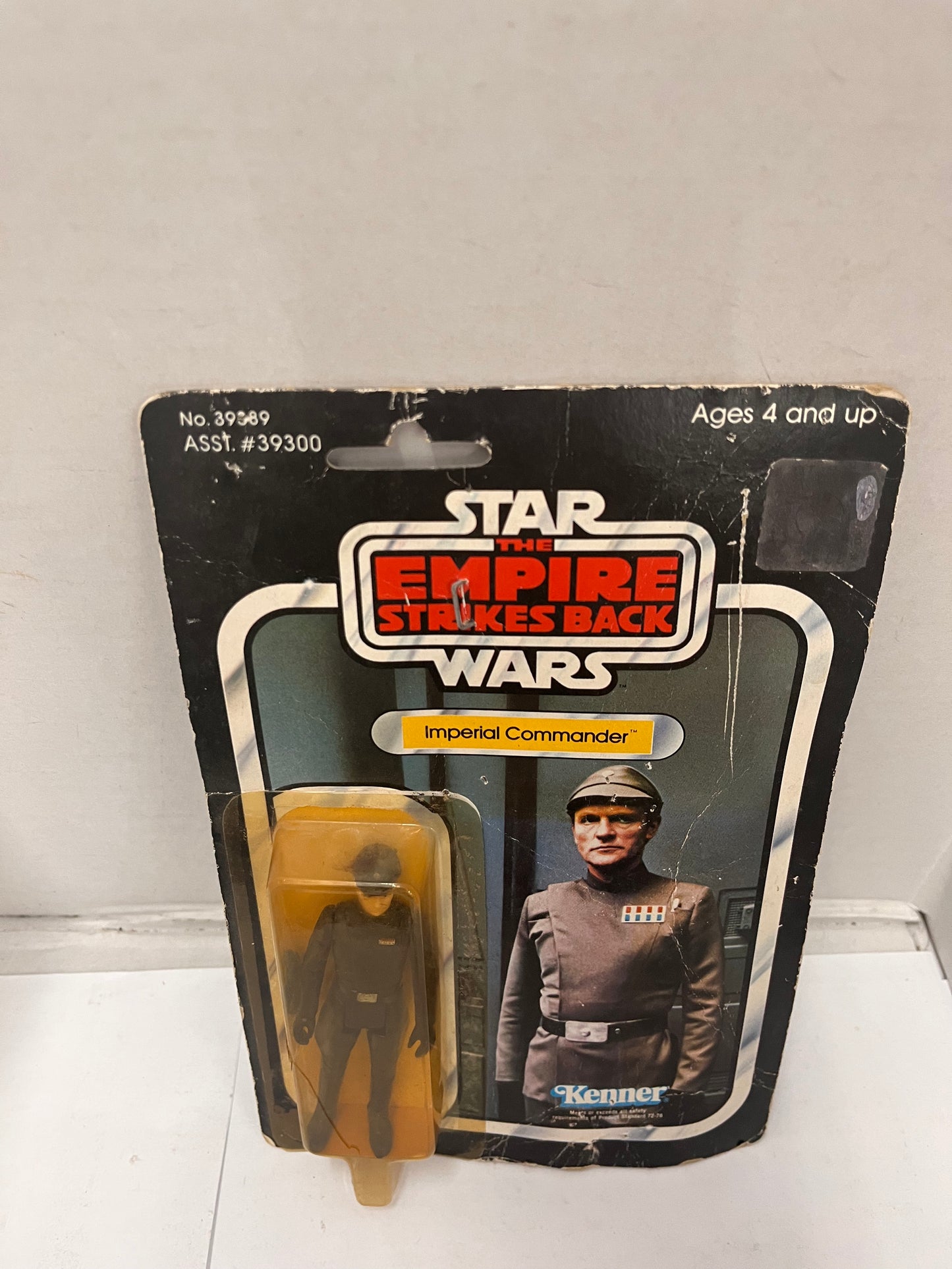 Vtg Star Wars ESB IMPERIAL COMMANDER Figure 1980 Kenner Some Packaging Damage
