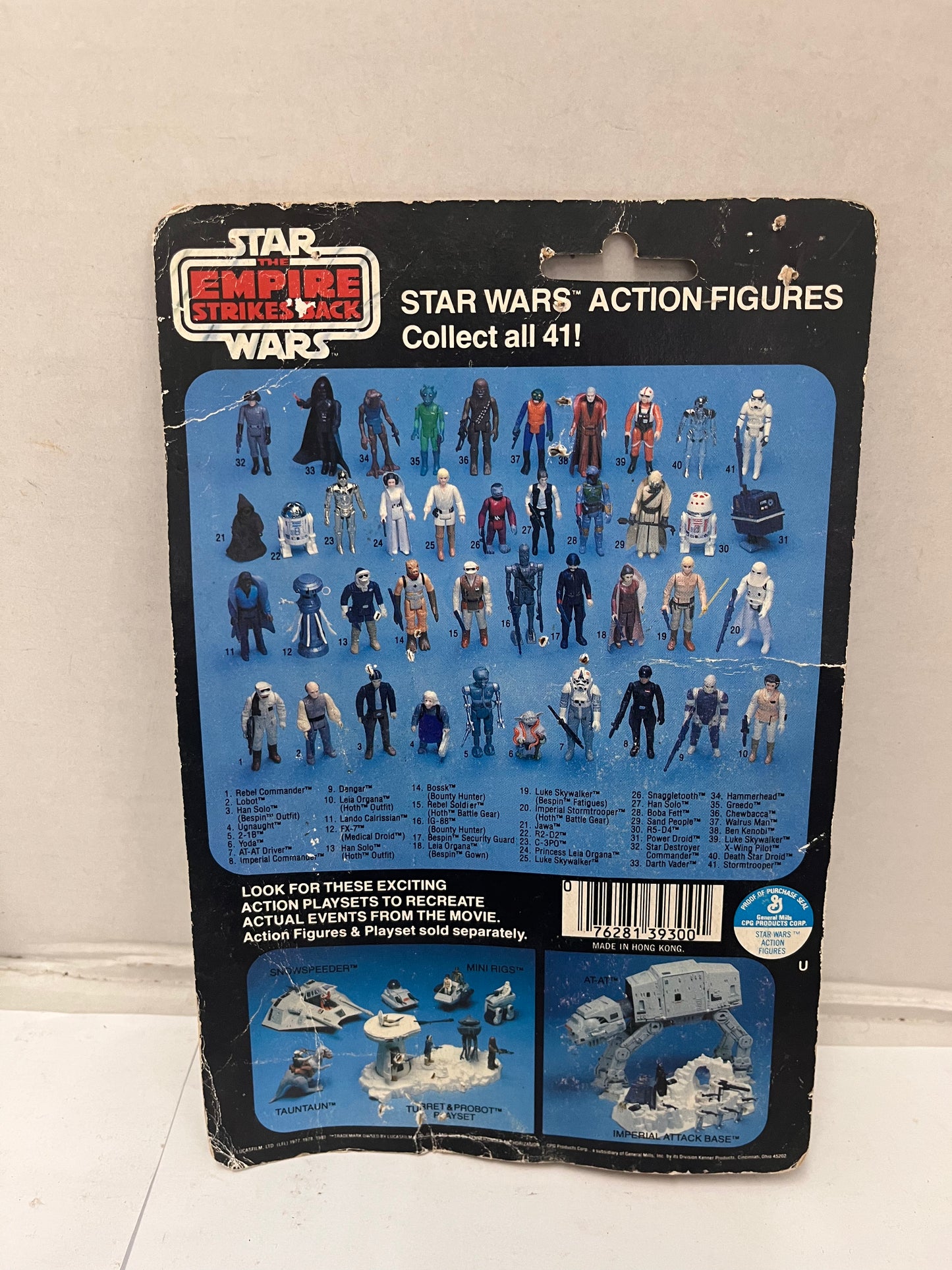 Vtg Star Wars ESB IMPERIAL COMMANDER Figure 1980 Kenner Some Packaging Damage