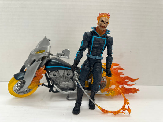 Marvel Legends Ghost Rider Ultimate Riders Johnny Blaze W/ Motorcycle Complete