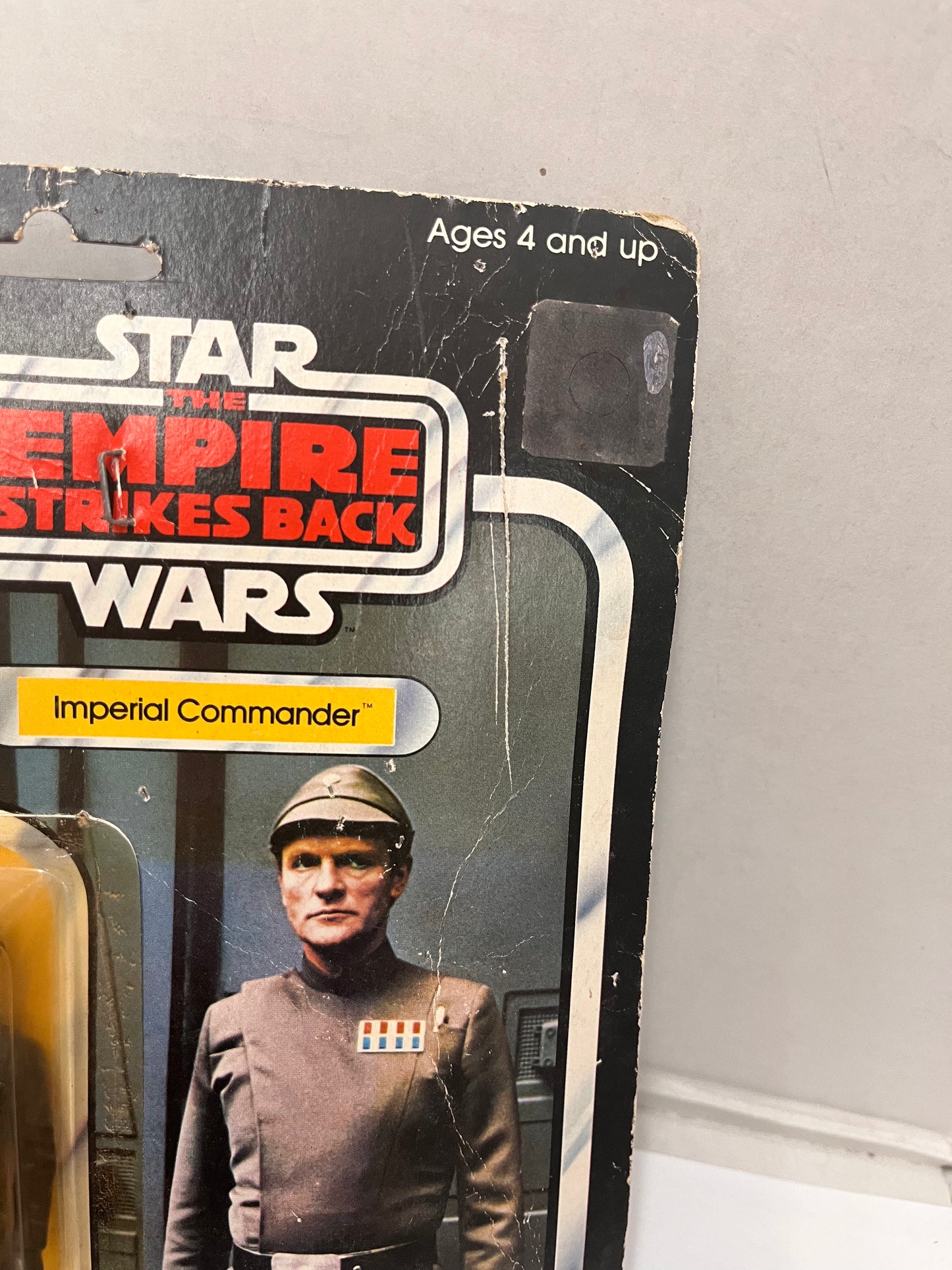 Vtg Star Wars ESB IMPERIAL COMMANDER Figure 1980 Kenner Some Packaging Damage