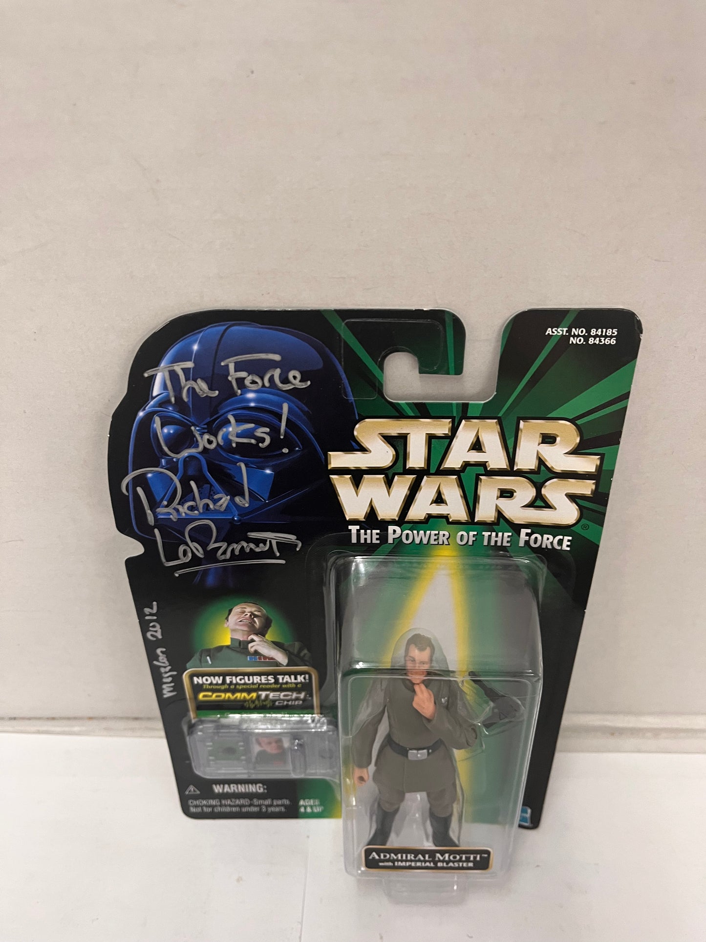 Star Wars 1999 Admiral Motti w/Imperial Blaster Comm Tech Chip Figure