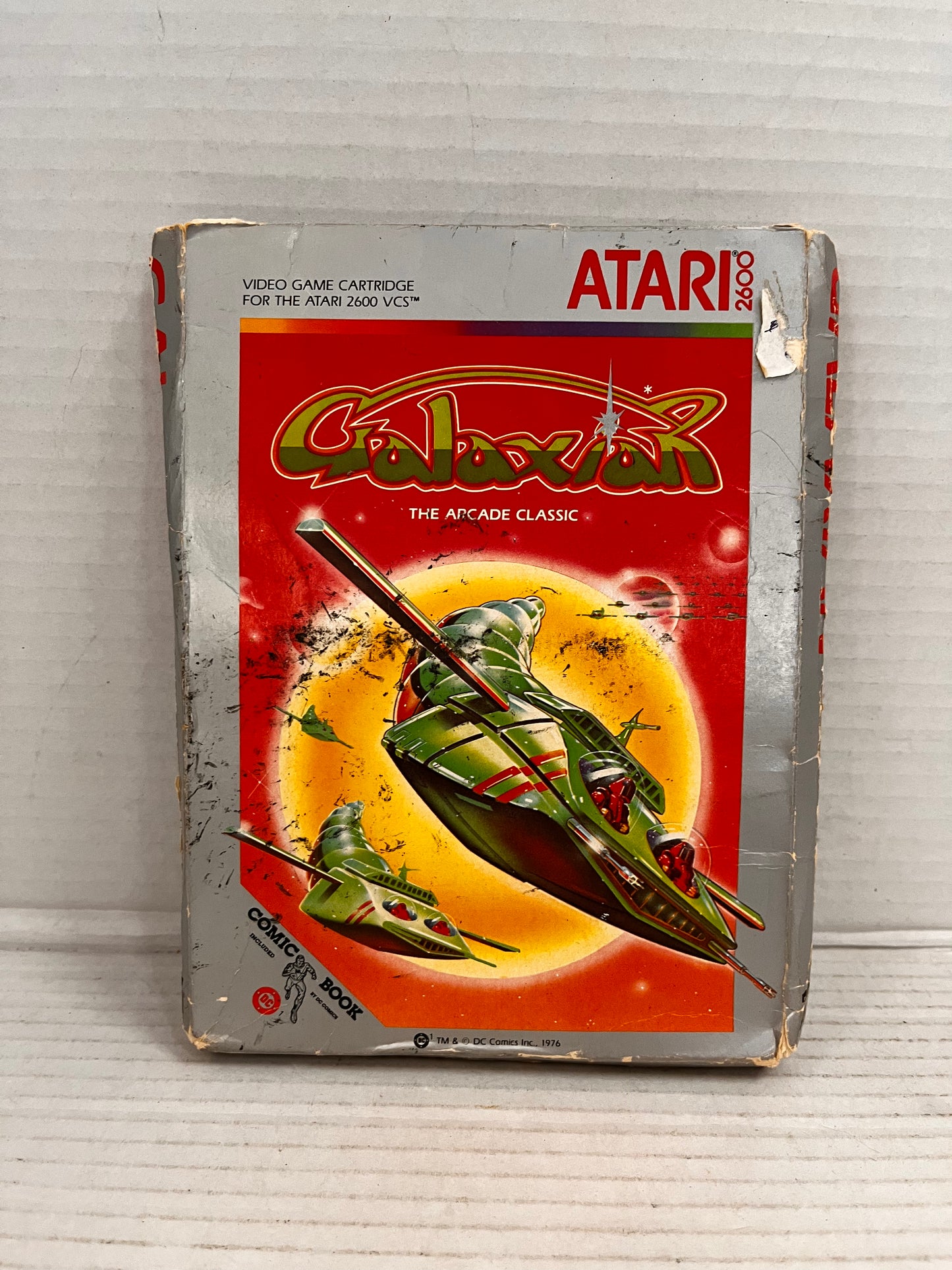 Galaxian (Atari 2600) Cart and Case
