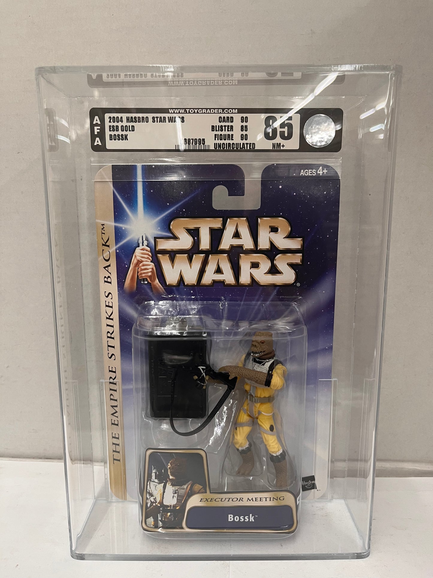 Star Wars BOSSK Hasbro 2004 Empire Strikes Back Graded AFA 85 NM+