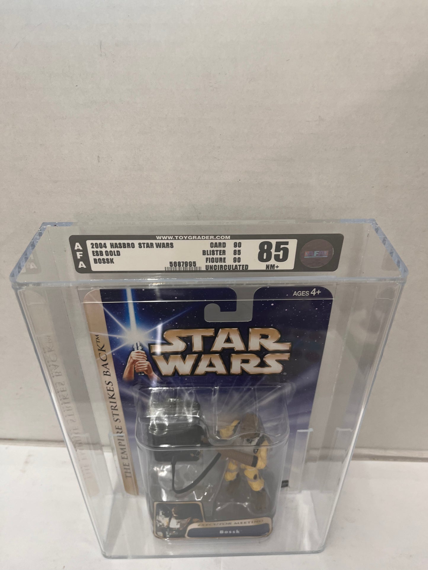Star Wars BOSSK Hasbro 2004 Empire Strikes Back Graded AFA 85 NM+