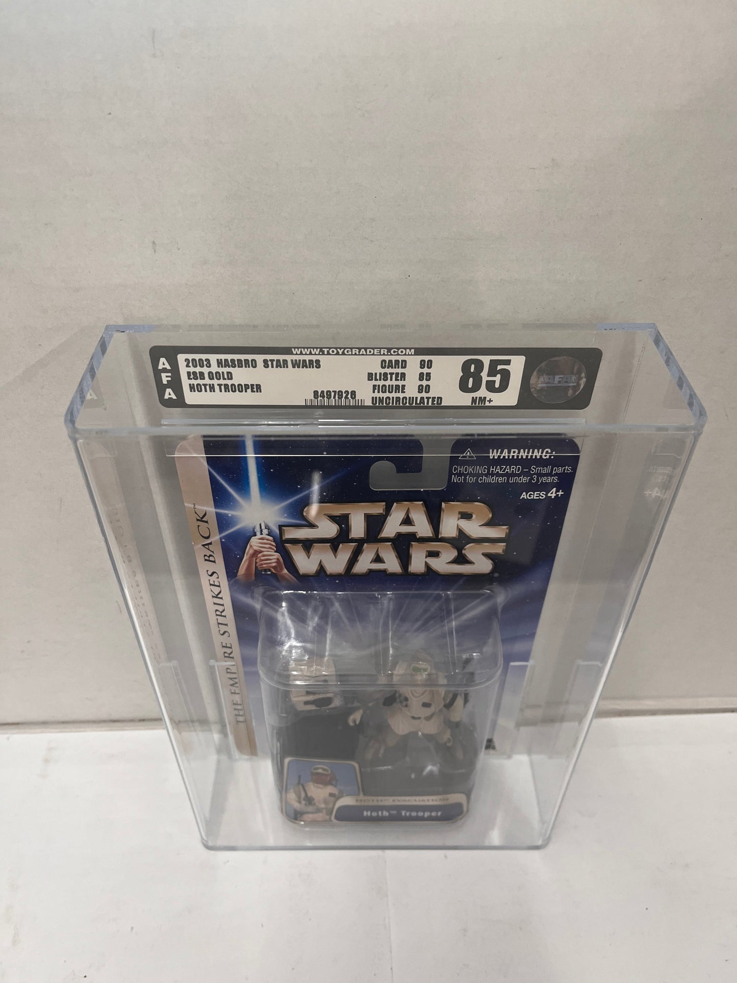 Hoth Trooper Figure Hasbro Star Wars The Empire Strikes Back Graded AFA 85 NM+