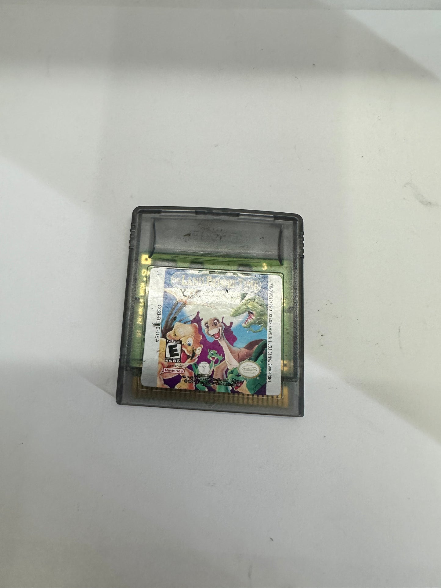 The Land Before Time Nintendo Game Boy Color Tested Authentic