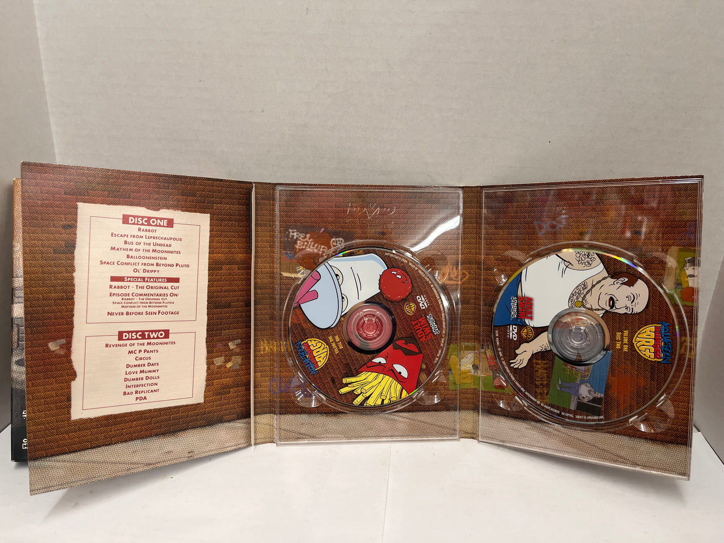 Aqua Teen Hunger Force Volumes 1 2 3 DVD Lot Adult Swim Cartoon Network Complete