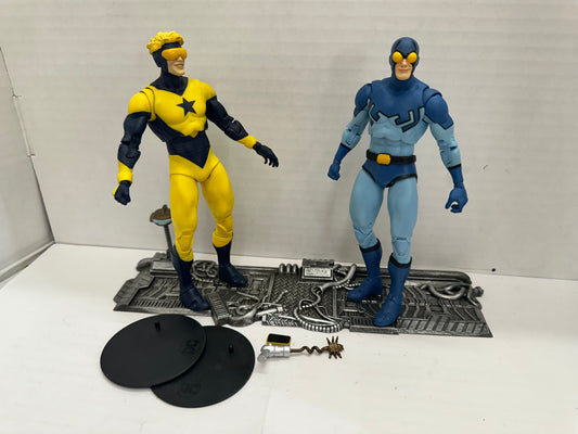 McFarlane DC Multiverse Blue Beetle & Booster Gold Figures Loose Accessories
