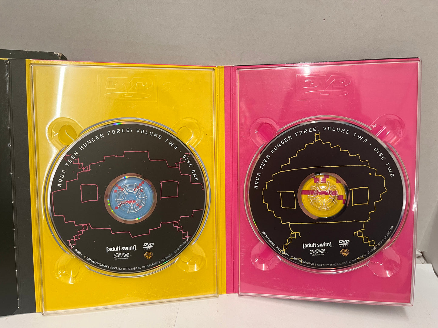 Aqua Teen Hunger Force Volumes 1 2 3 DVD Lot Adult Swim Cartoon Network Complete