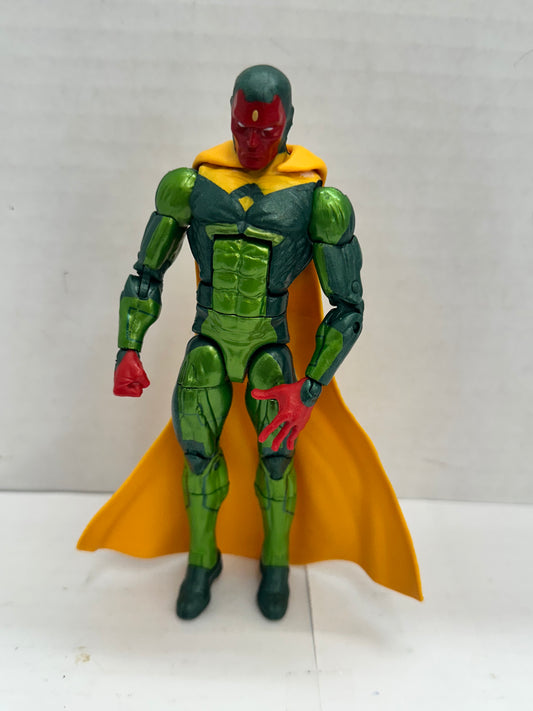 Marvel Legends Hasbro 2012 Hulkbuster BAF Series Vision Action Figure With Cape