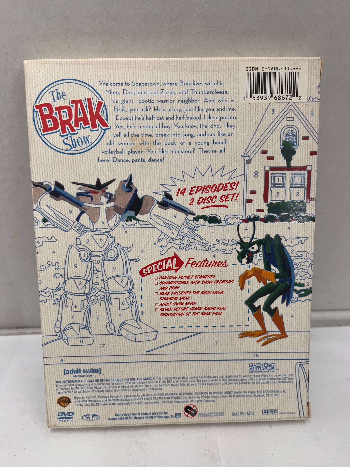 The Brak Show Volume 1 DVD Set Adult Swim Cartoon Network
