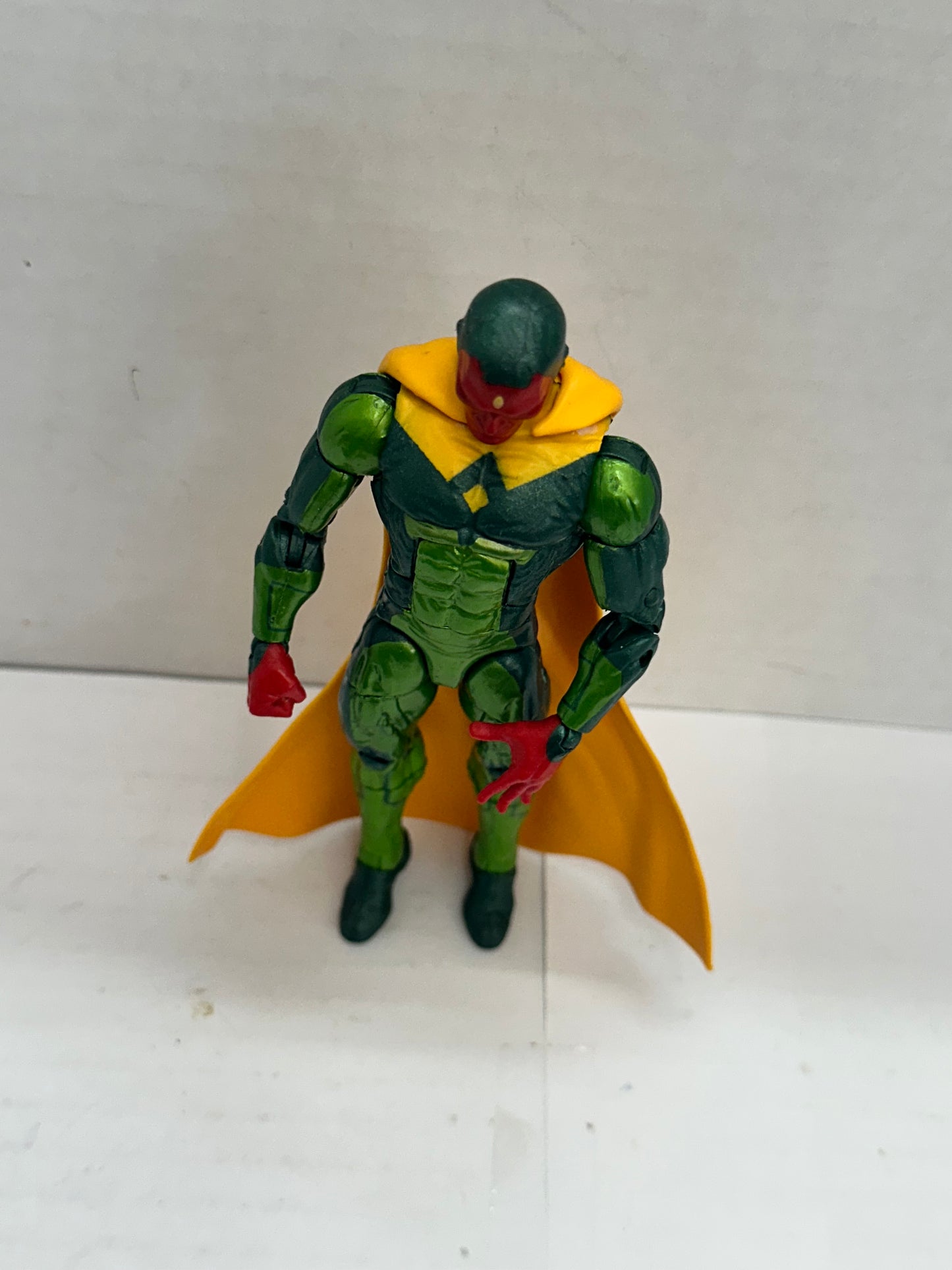 Marvel Legends Hasbro 2012 Hulkbuster BAF Series Vision Action Figure With Cape