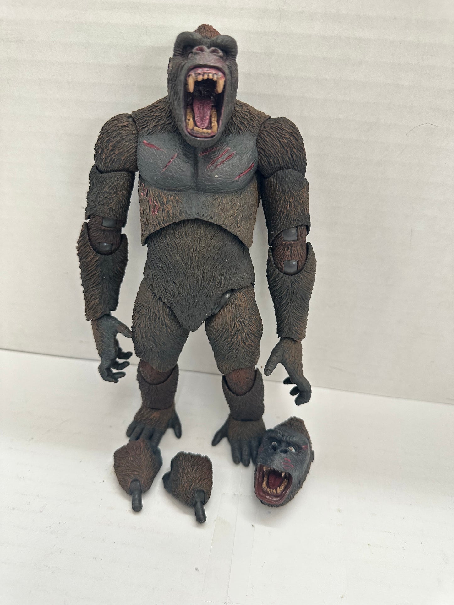 NECA Ultimate King Kong Action Figure, 7” Interchangeable Head & Hands