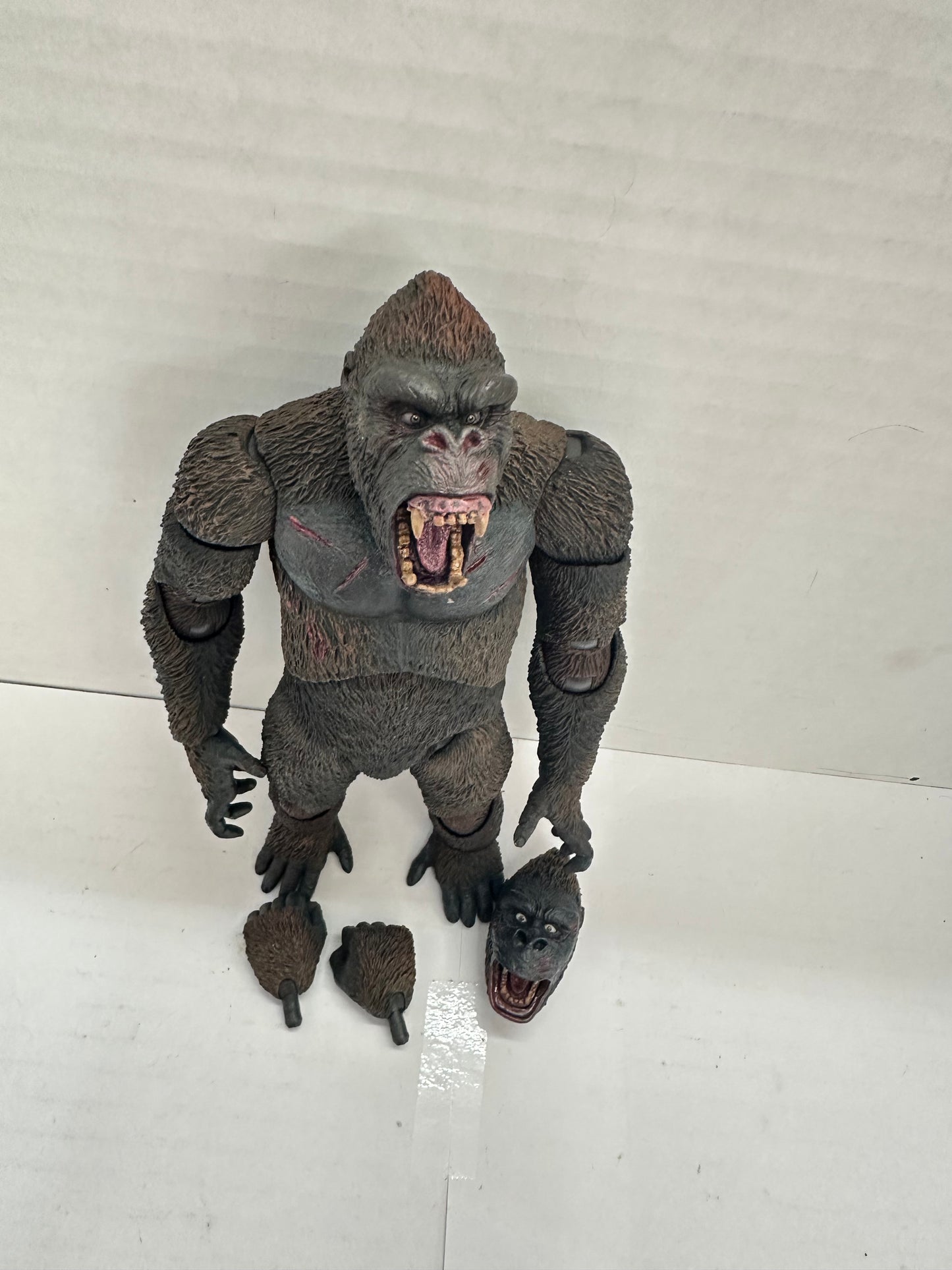 NECA Ultimate King Kong Action Figure, 7” Interchangeable Head & Hands