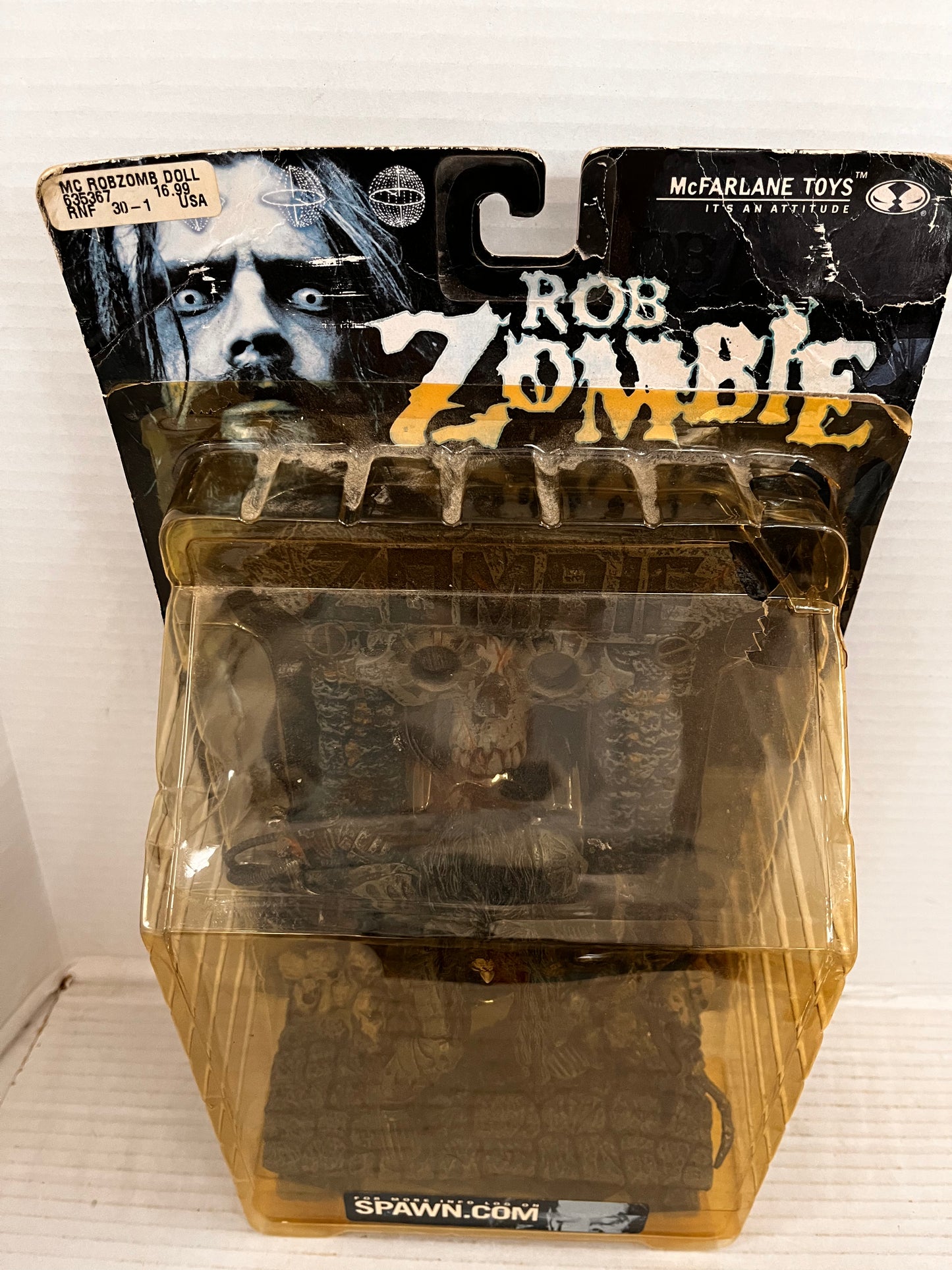 Rob Zombie w/ Diorama Super Stage Figures McFarlane Toys Spawn VTG 2000