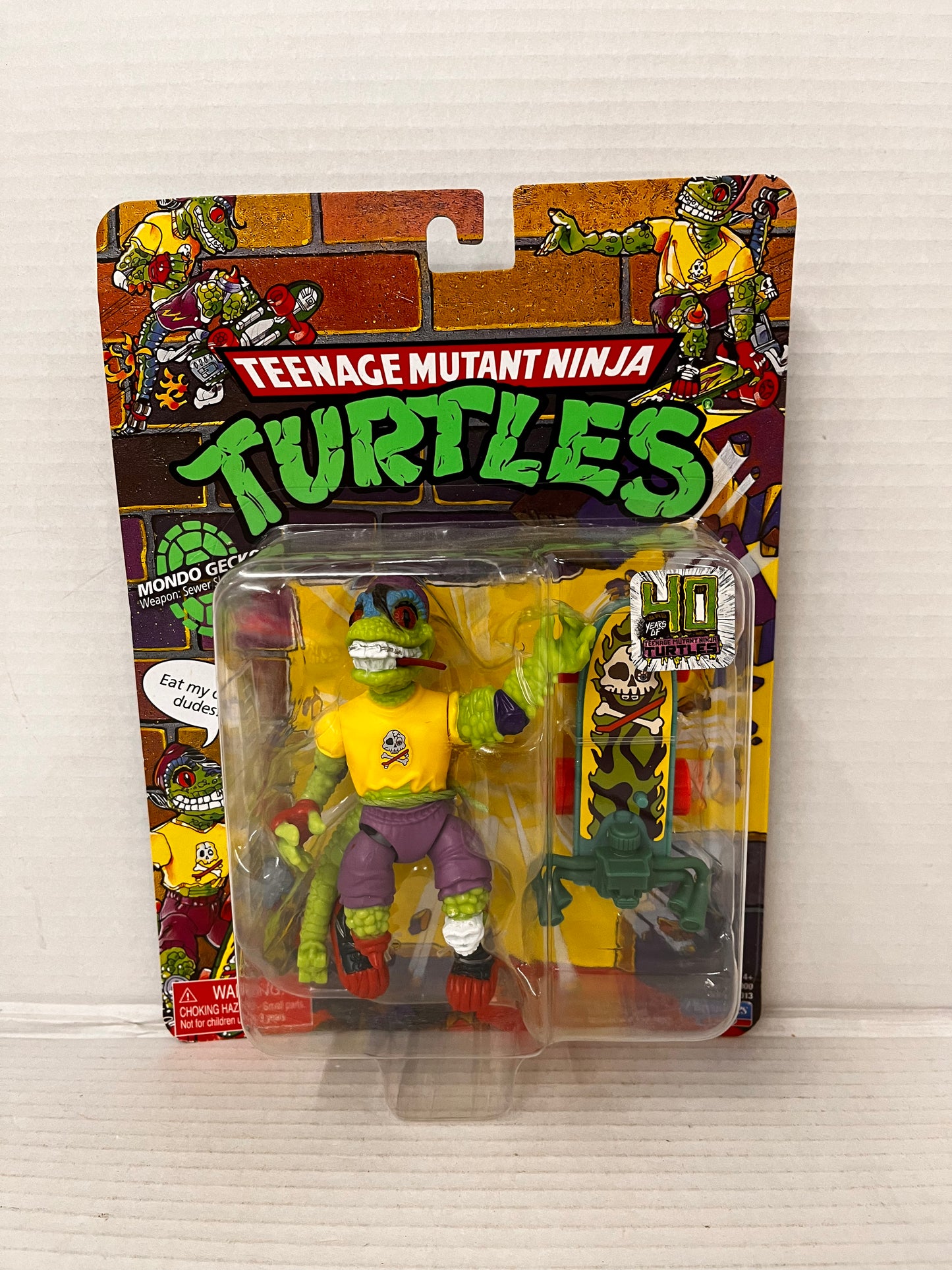Playmates Teenage Mutant Ninja Turtles Adventures Mondo Gecko Retro Figure