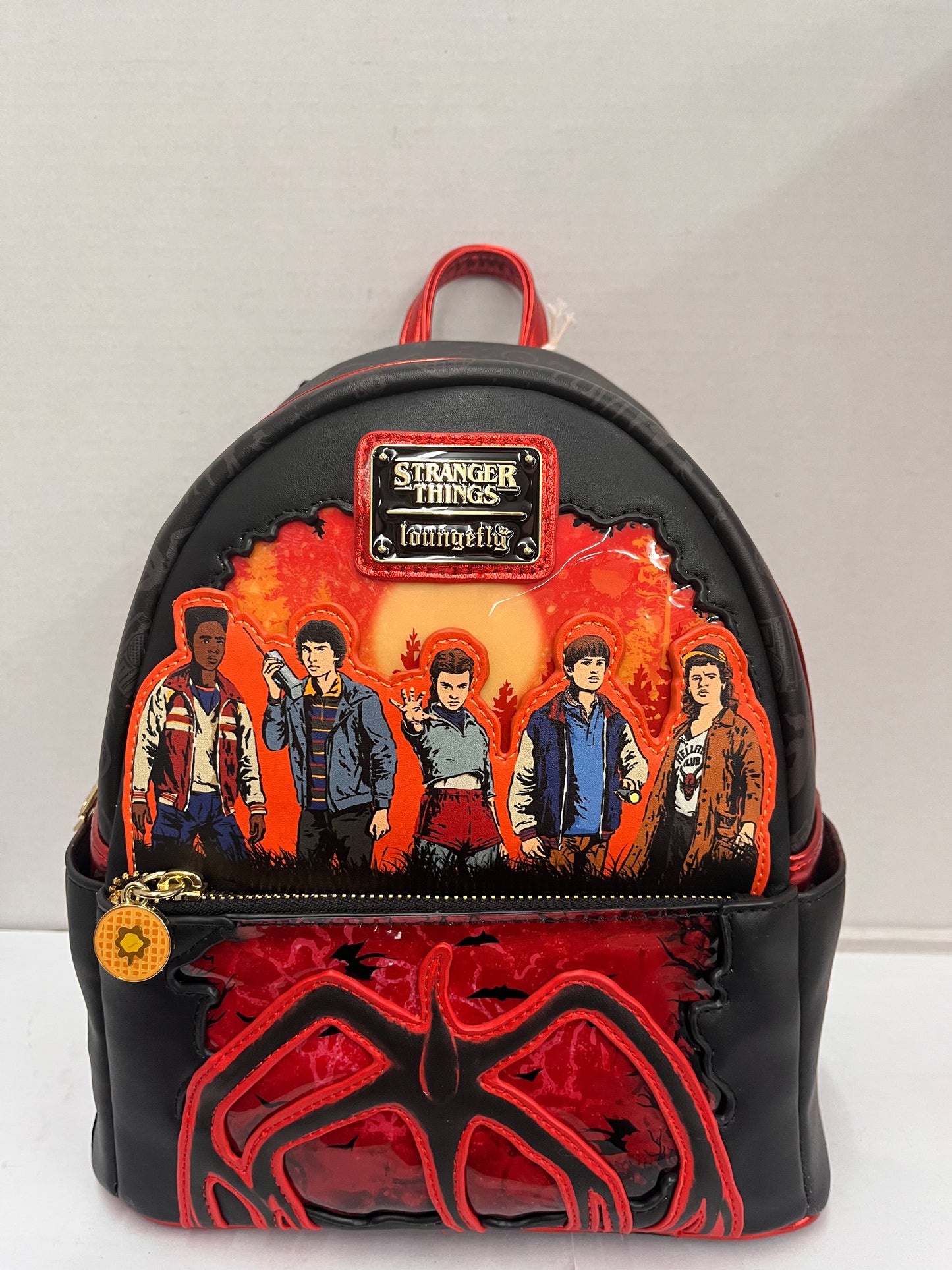 NWT Loungefly Stranger Things Final Showdown Light-Up BoxLunch Mini Backpack