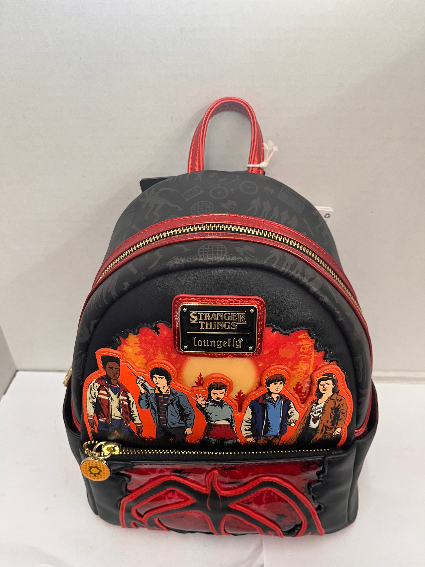 NWT Loungefly Stranger Things Final Showdown Light-Up BoxLunch Mini Backpack