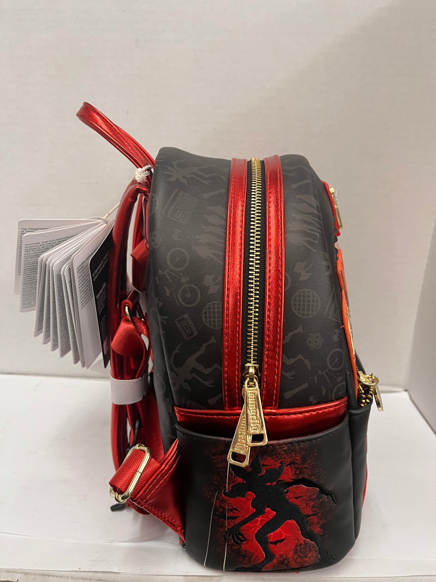 NWT Loungefly Stranger Things Final Showdown Light-Up BoxLunch Mini Backpack