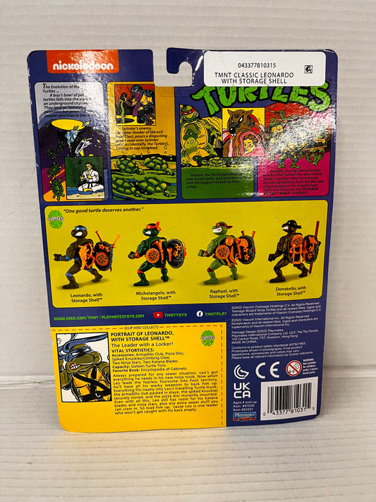 Teenage Mutant Ninja Turtles Storage Shell Leonardo TMNT Playmates NEW