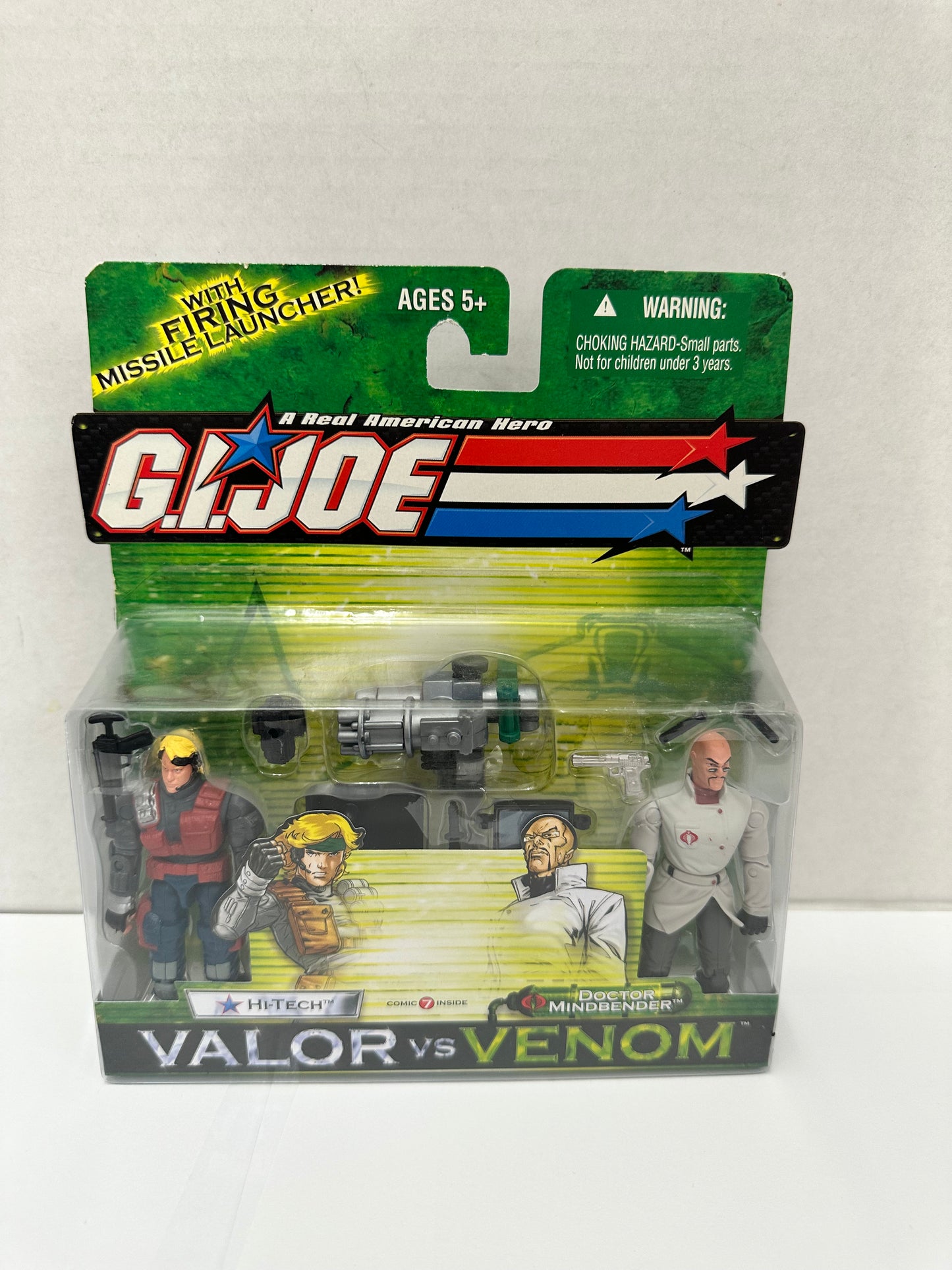 GI Joe Valor Vs Venom HI-TECH VS DR MINDBENDER Figures