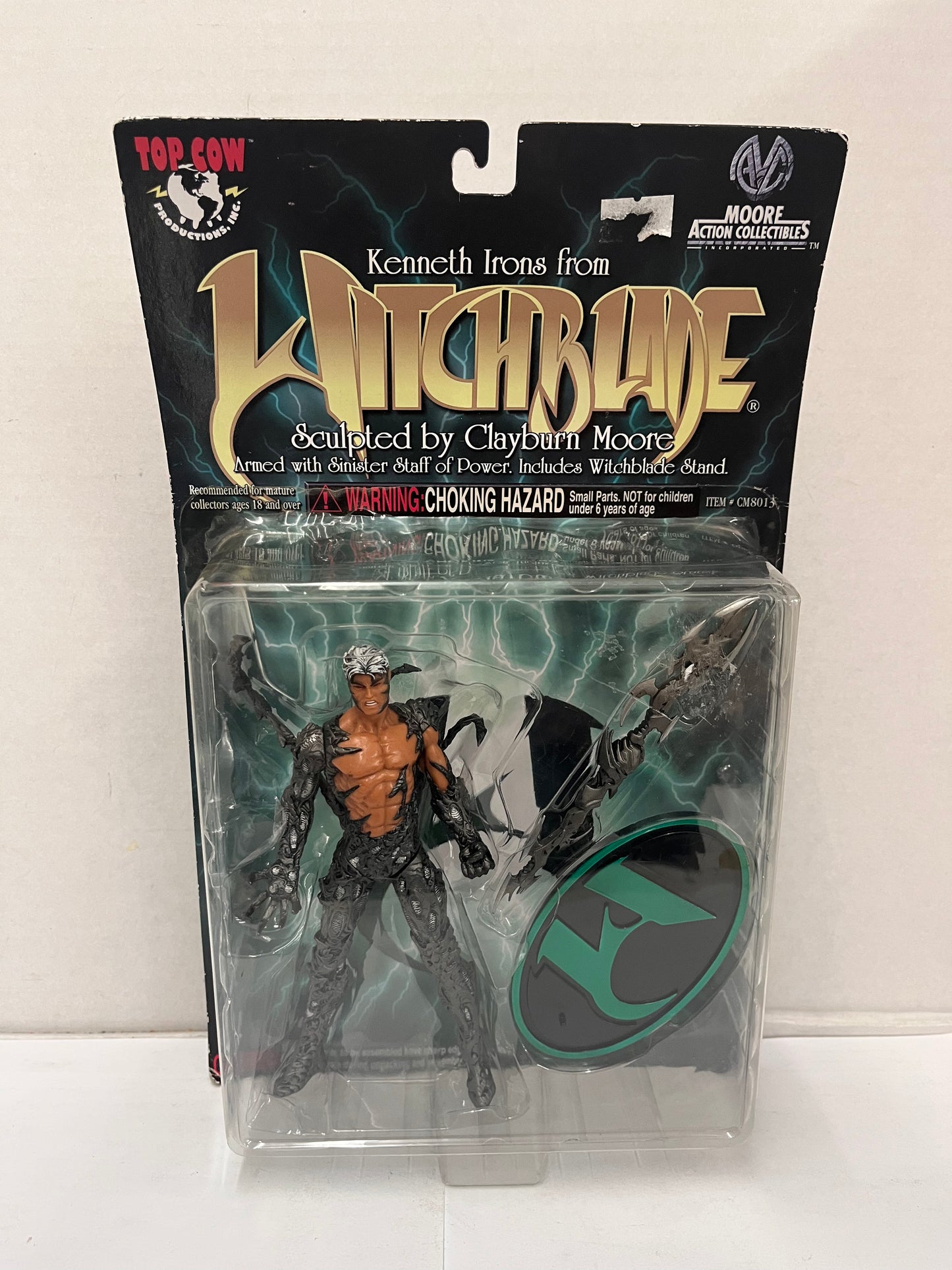 Kenneth Irons Witchblade 1998 Moore Collectibles 6" Action Figure NEW SEALED