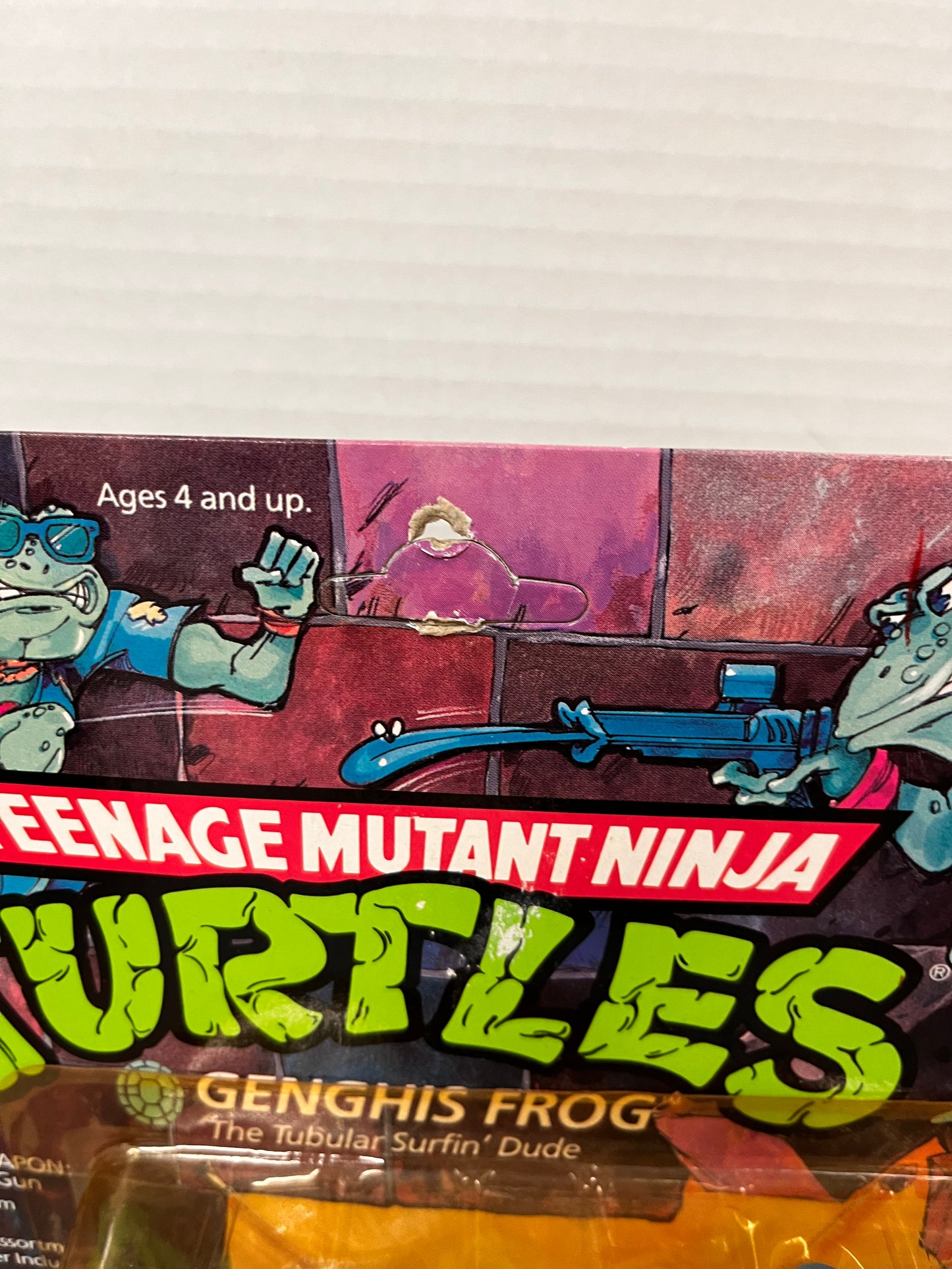 TMNT 1989 Teenage Mutant Ninja Turtles Genghis Frog Factory Sealed