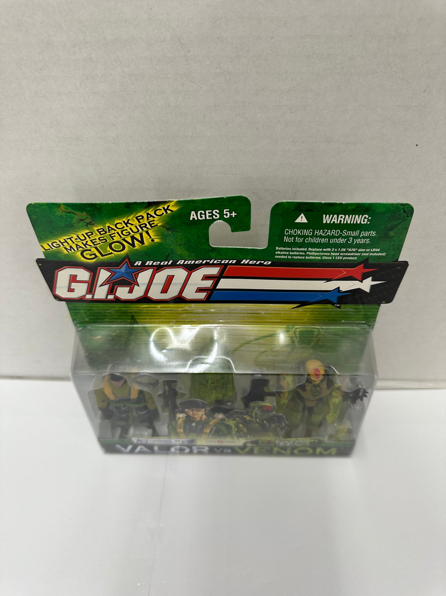 G.I. Joe Valor vs Venom Tunnel Rat and Cobra Electric E.E.L. 2 Pack 2004