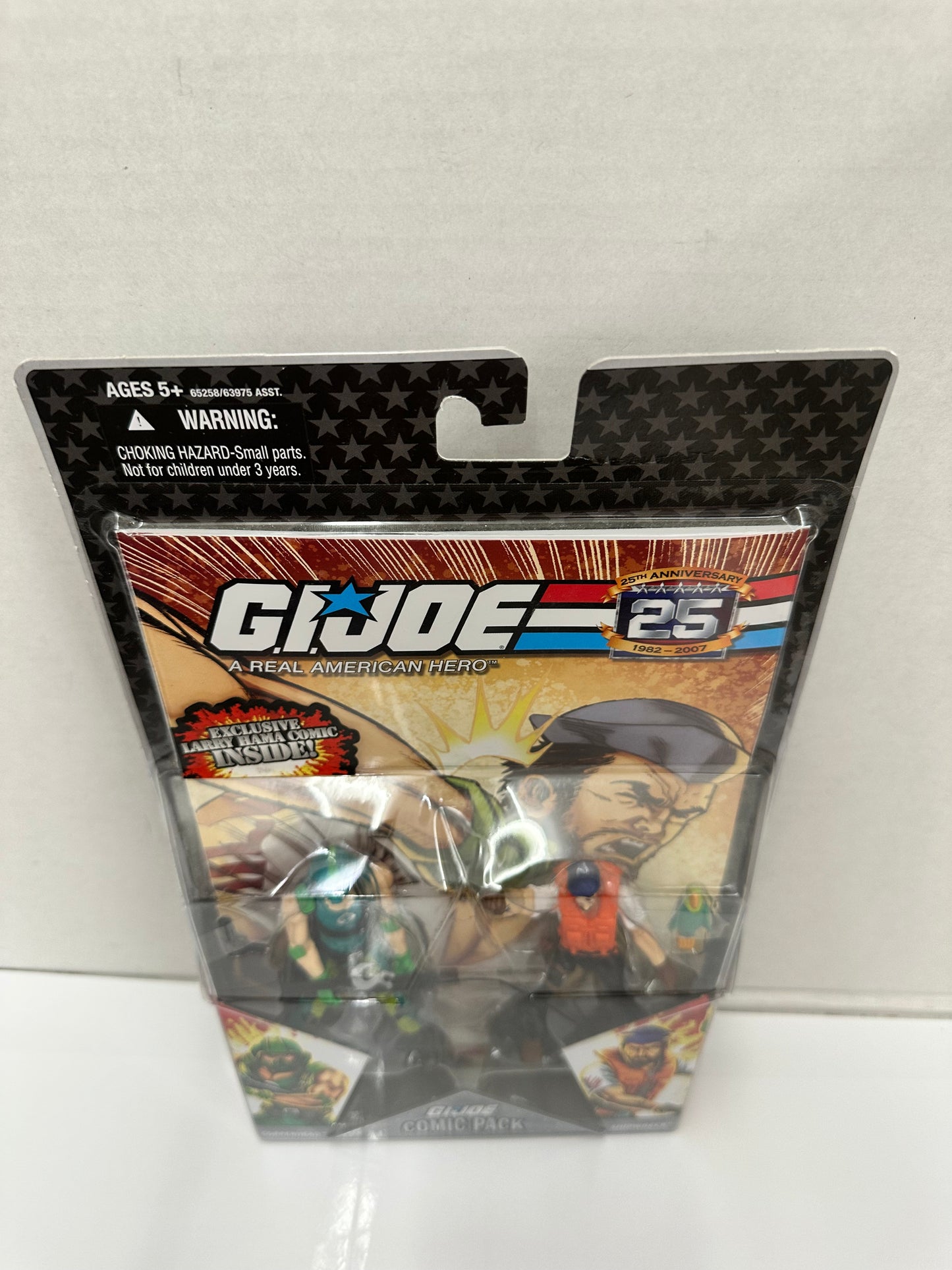 GI Joe 25th Anniversay Comic 2 Pack Copperhead & Shipwreck New