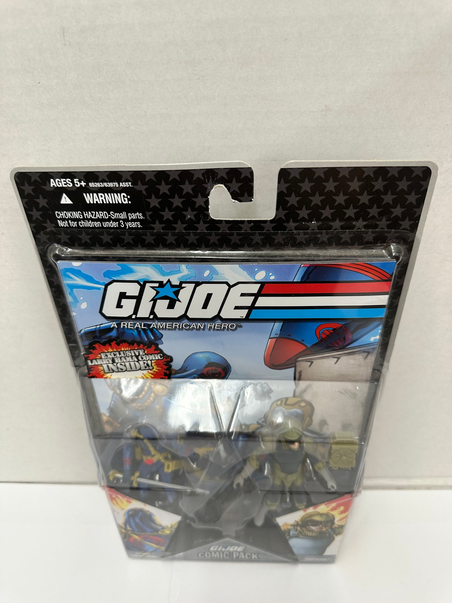 GI Joe Comic Pack COBRA COMMANDER & TRIPWIRE Action Figures