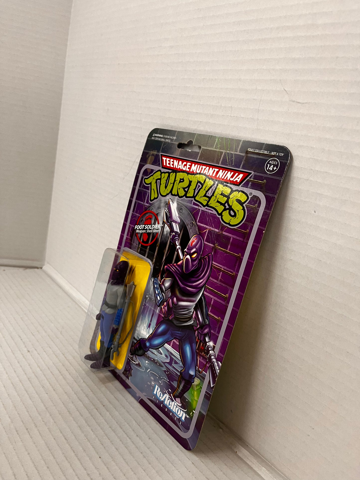 Super7 Foot Soldier TMNT Teenage Mutant Ninja Turtles Reaction Action Figure New