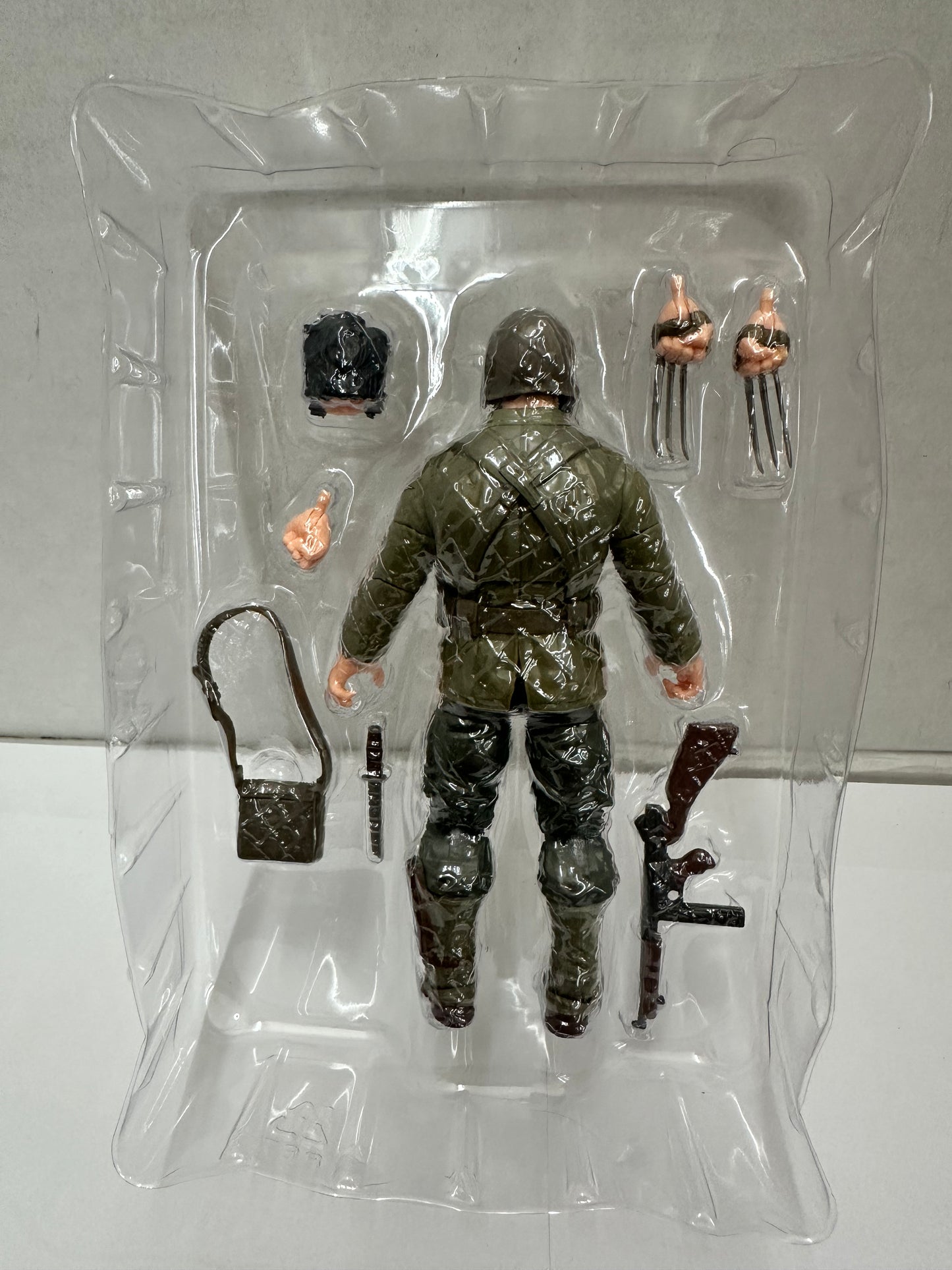 Marvel Legends Wolverine WW2 Logan 6" Action Figure Executioner BAF Open Box