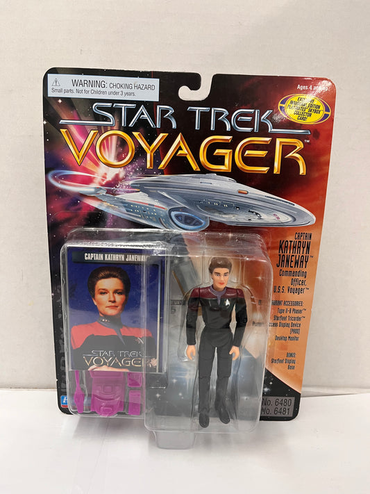 Playmates Star Trek  Voyager Captain Kathryn Janeway Action Figure - NEW SEALED
