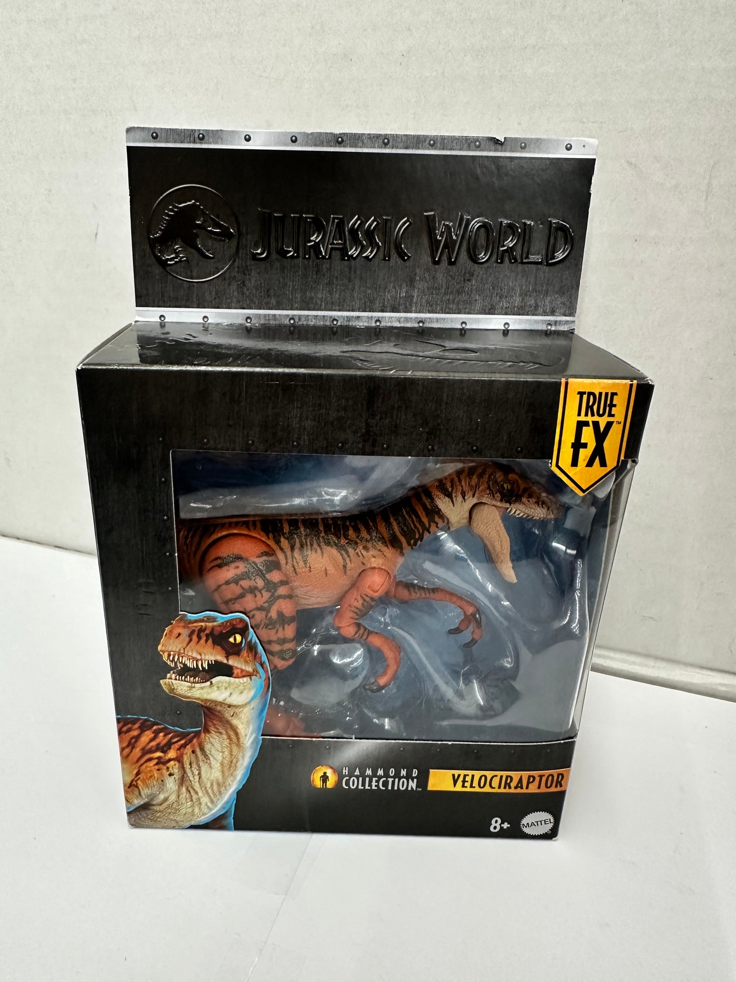 Jurassic World Hammond Collection Velociraptor OPEN BOX