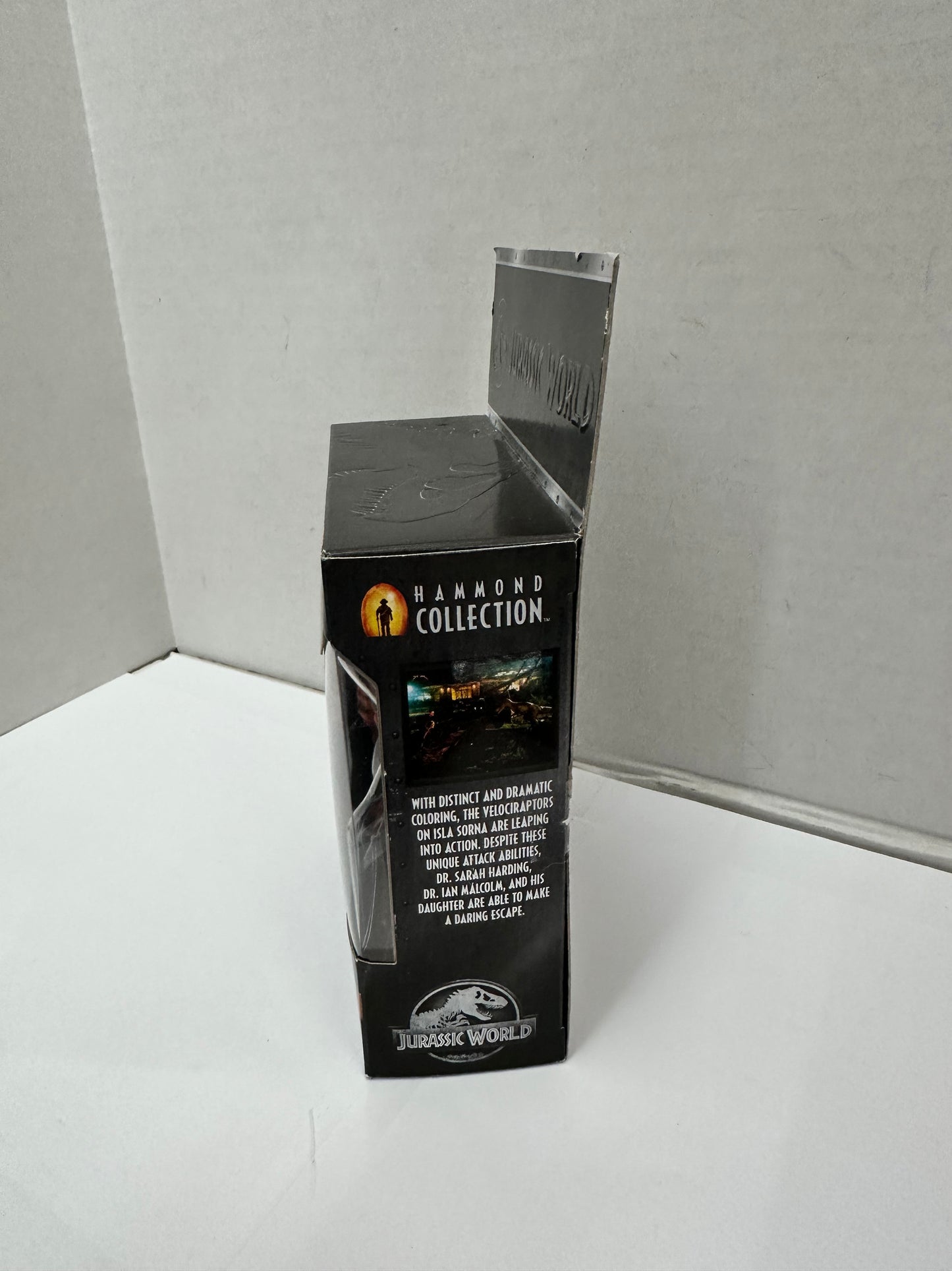Jurassic World Hammond Collection Velociraptor OPEN BOX