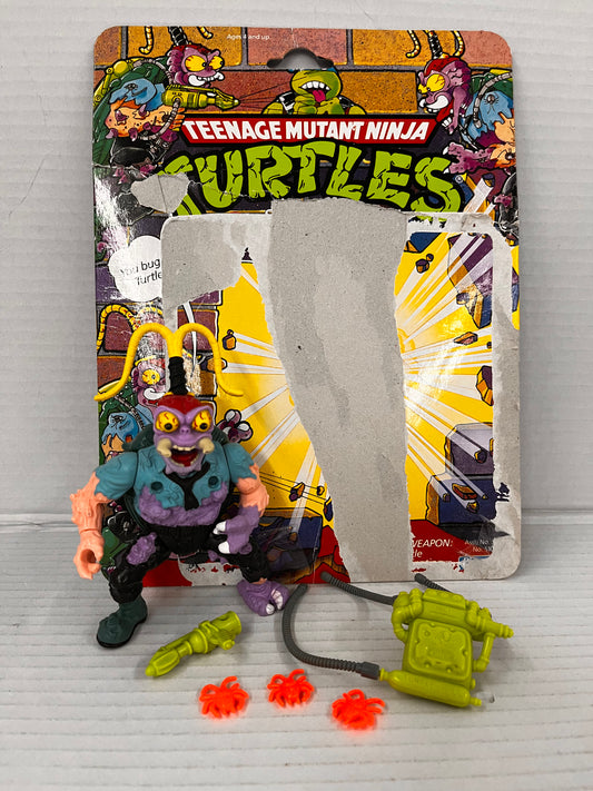 Playmates TMNT Scumbug  Complete 1990 Figure w/ Board