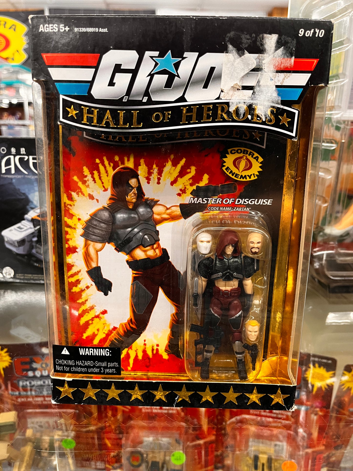 Zartan Hall of Heroes G.I. JOE COBRA 25th Anniversary 3.75" Action Figure MIB