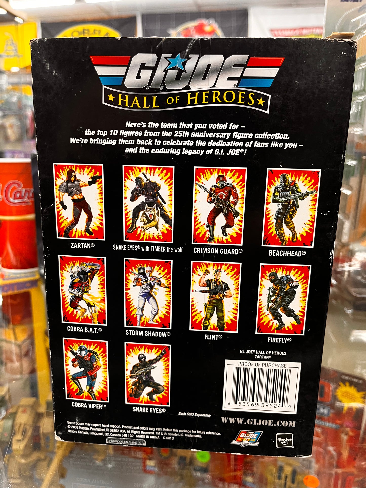 Zartan Hall of Heroes G.I. JOE COBRA 25th Anniversary 3.75" Action Figure MIB