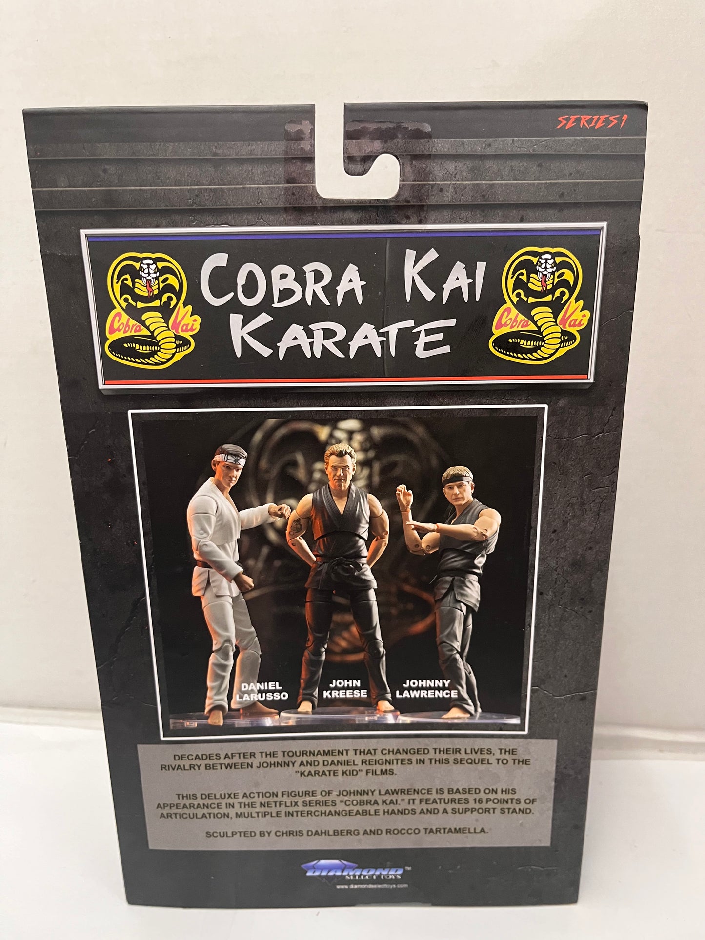 Diamond Select Toys Cobra Kai Johnny Lawrence - Brand New -