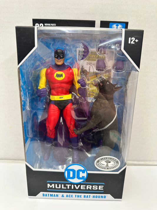 DC Multiverse Platinum Silver Age Batman & Ace the Bat-Hound 7" Figure McFarlane