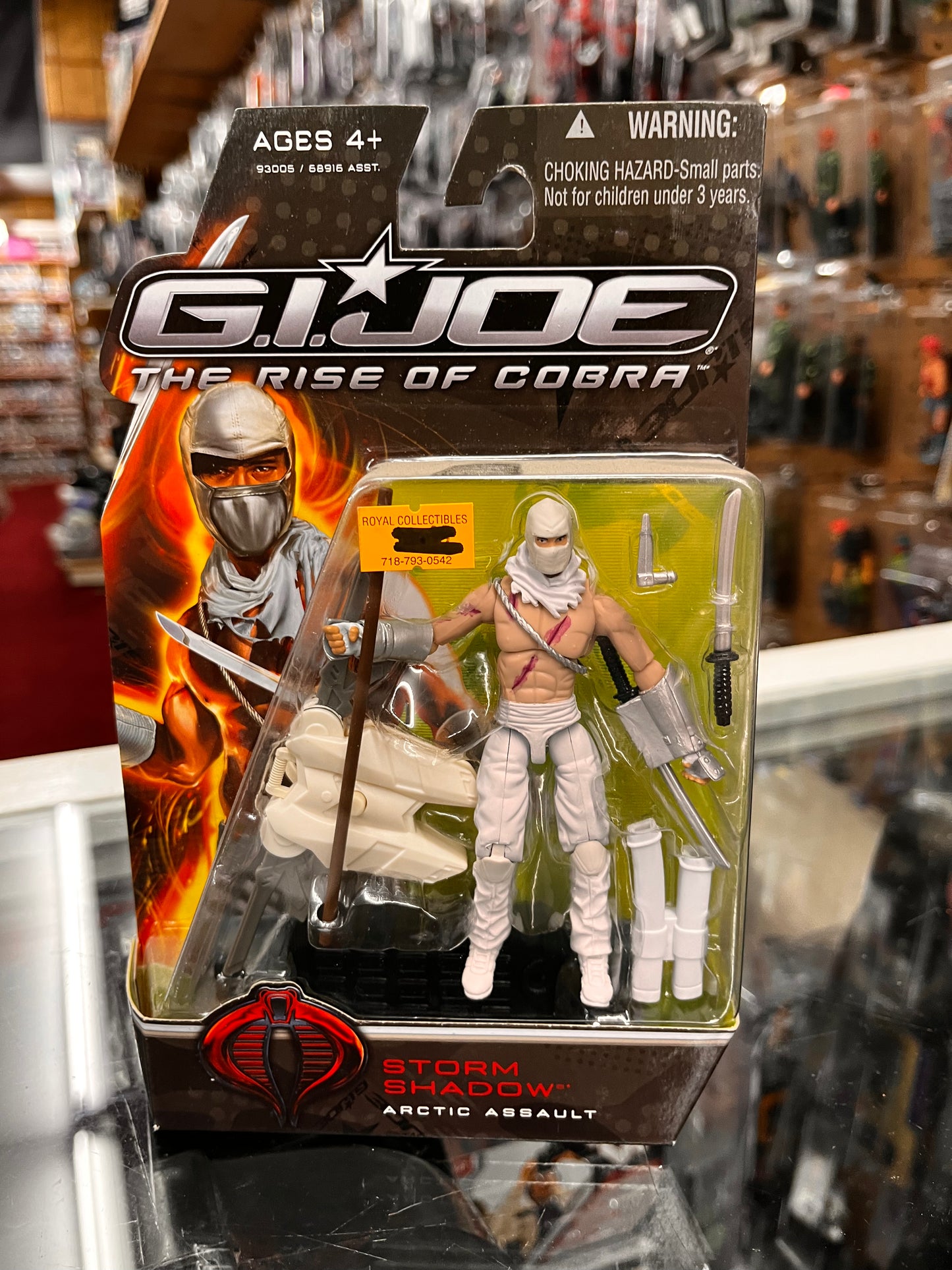 GI Joe Rise of Cobra Storm Shadow Arctic Assault 3.75" Action Figure 2009 Hasbro