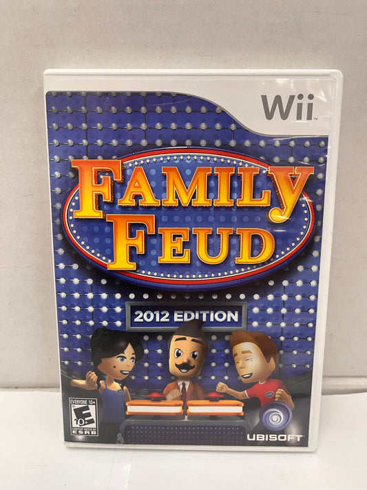 Family Feud 2012 Edition (Nintendo Wii) Complete with Case & Manual CIB