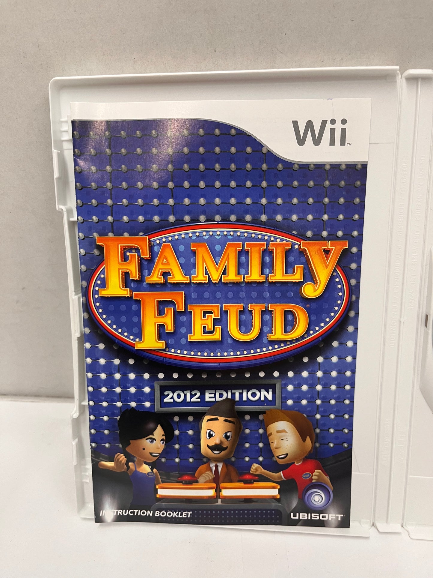 Family Feud 2012 Edition (Nintendo Wii) Complete with Case & Manual CIB