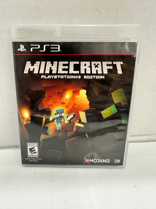 Minecraft PlayStation 3 Edition Sony PlayStation 3 PS3 2014 No Manual
