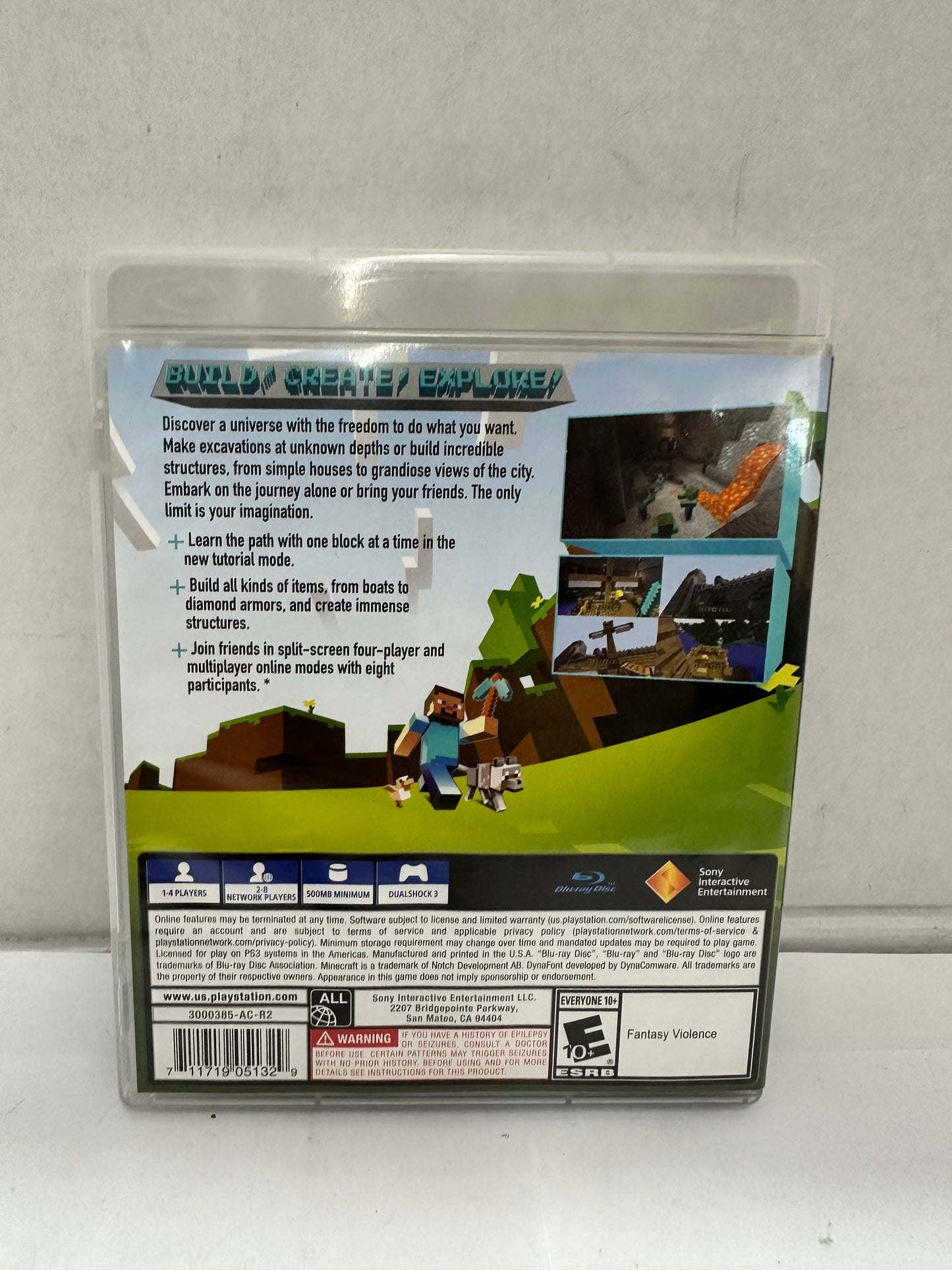 Minecraft PlayStation 3 Edition Sony PlayStation 3 PS3 2014 No Manual