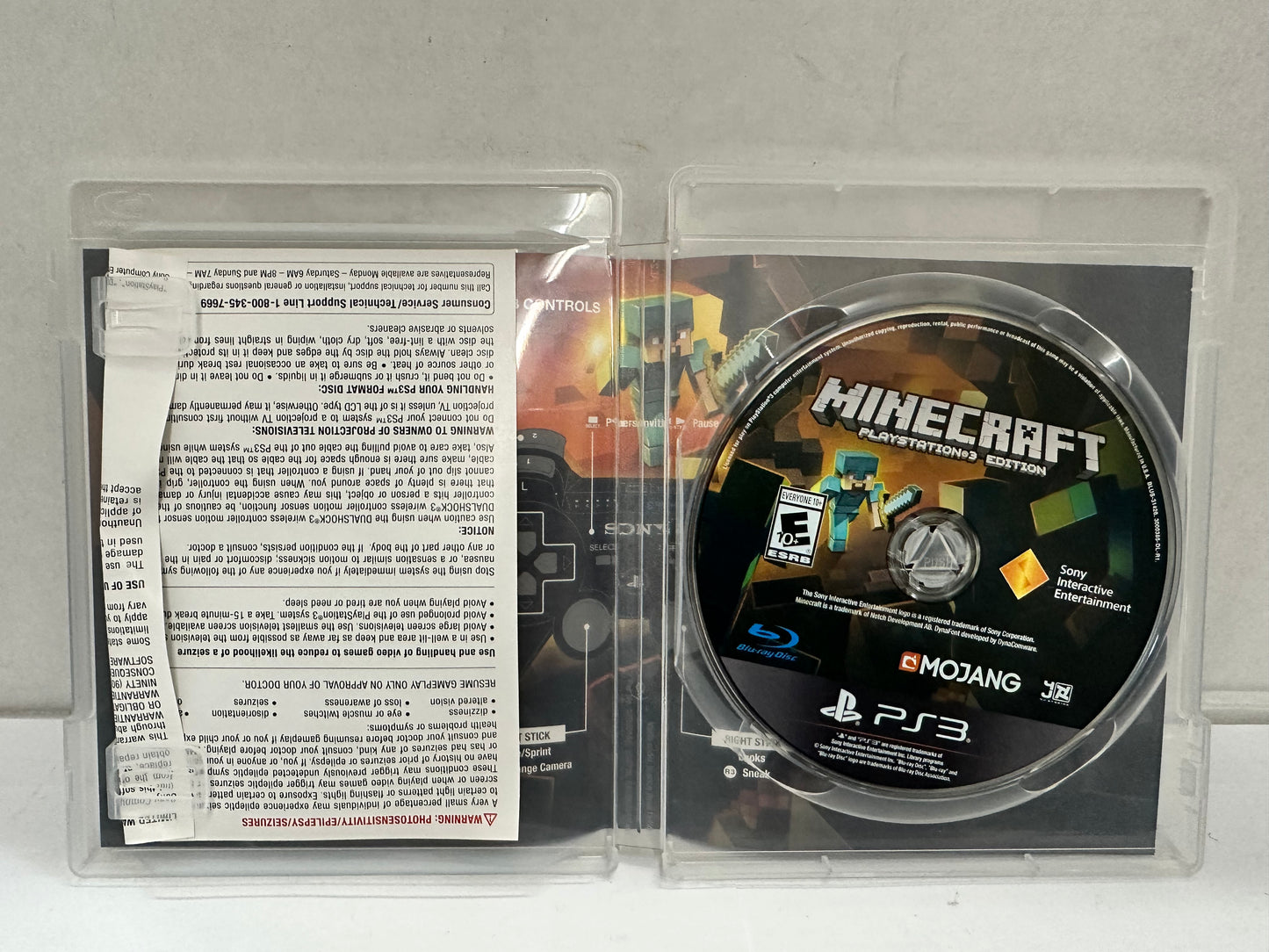 Minecraft PlayStation 3 Edition Sony PlayStation 3 PS3 2014 No Manual