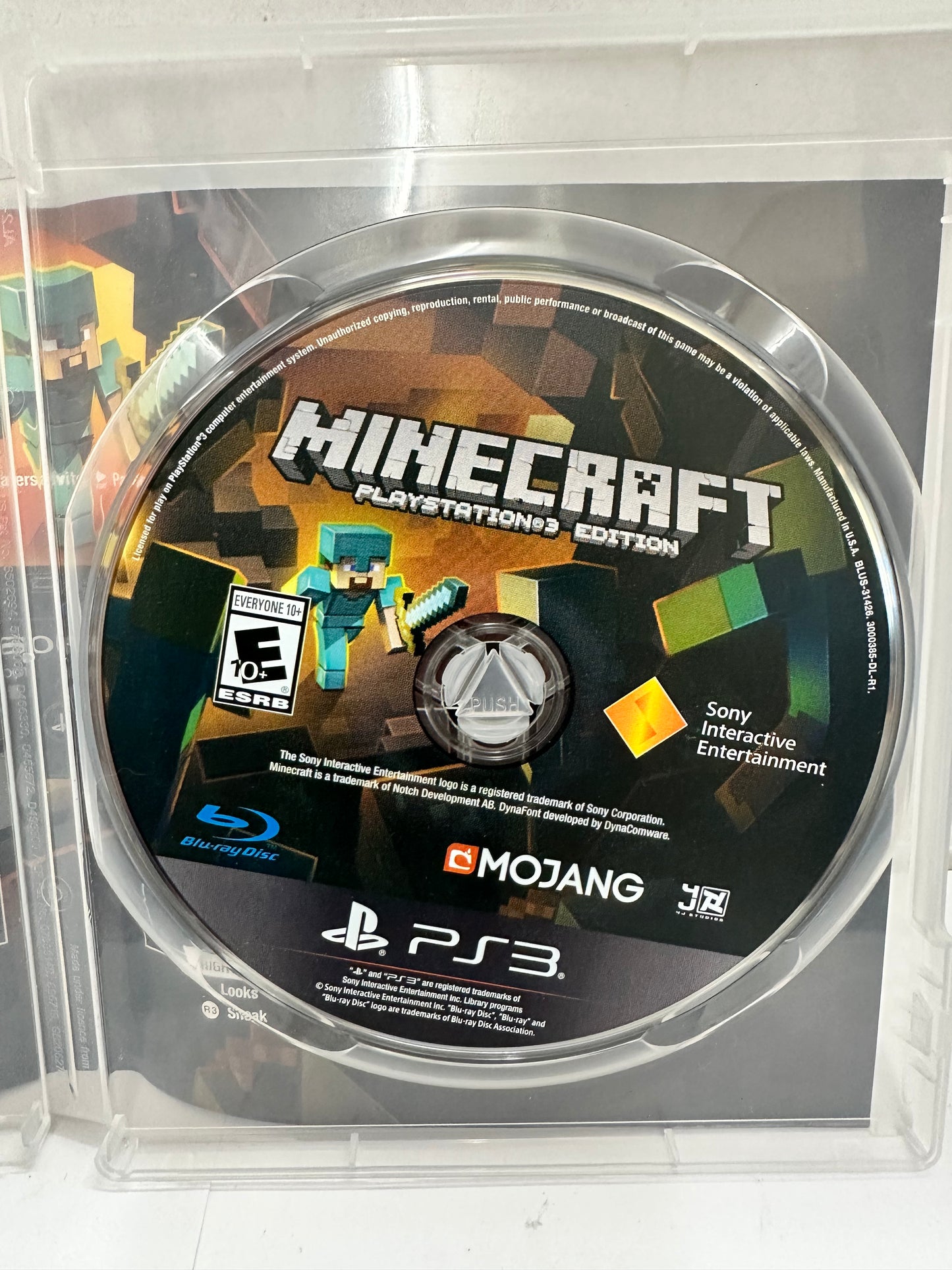 Minecraft PlayStation 3 Edition Sony PlayStation 3 PS3 2014 No Manual
