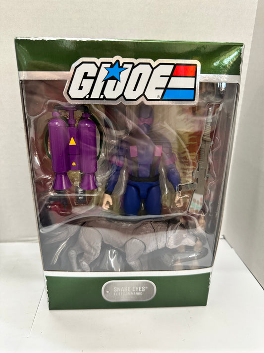 G I Joe Super 7 Action Figure / Snake Eyes